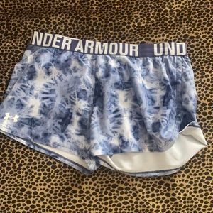 tie dye under armour shorts
